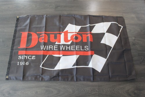 Dayton wire wheels banner - wire, flag